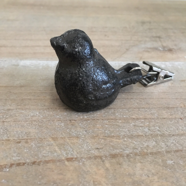 Závažie na obrus vtáčik s klipom