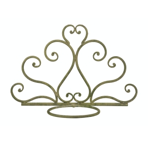 Záves na kvetináč nástenný so zelenou patinou