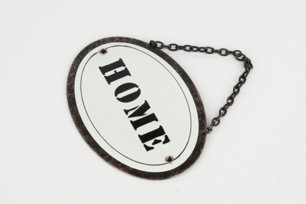 Závesná ceduľka Home 11x8cm