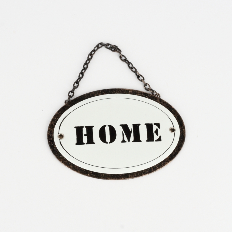 Závesná ceduľka Home 11x8cm