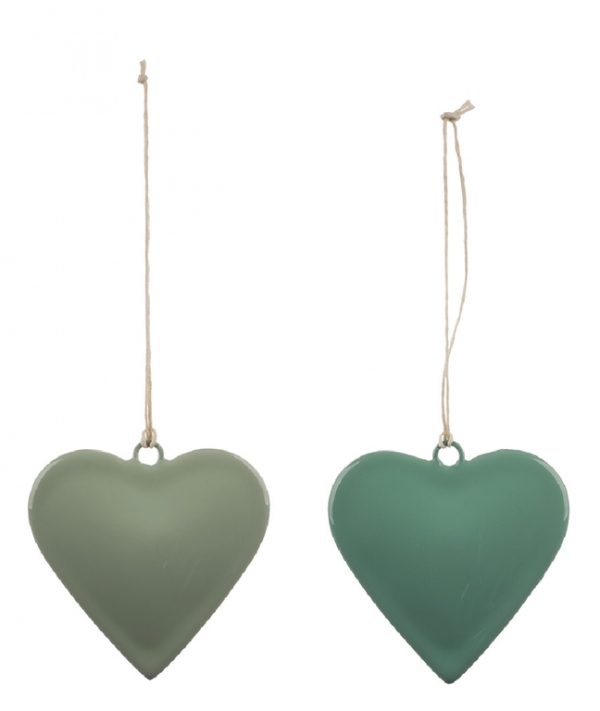 Závesná dekorácia do bytu srdca 8x8cm 