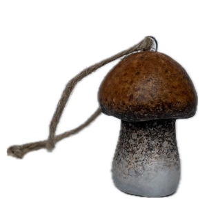 Závesná dekorácia huba 3x3x5cm Typ A