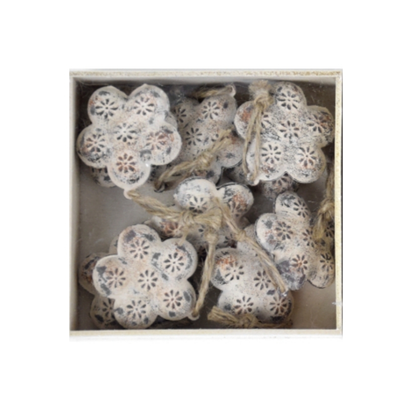 Závesná dekorácia kvetina 10ks