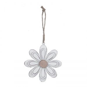 Závesná dekorácie kvetina stredná