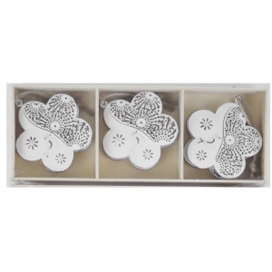 Závesná dekorácia kvetina zdobená