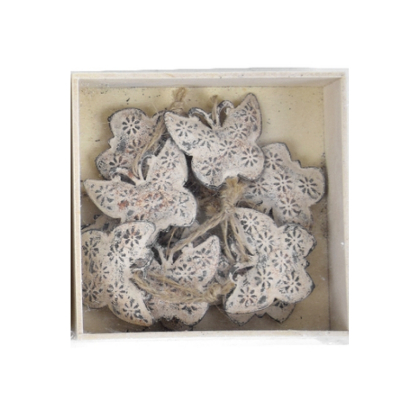 Závesná dekorácia motýle 10ks