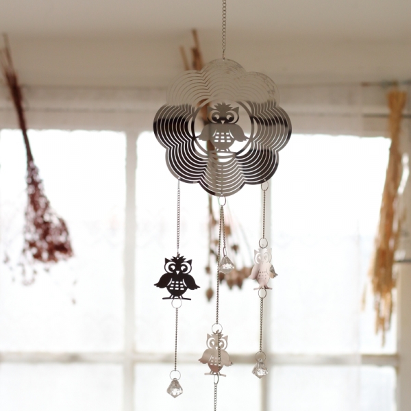 Závesná dekorace sova 52cm