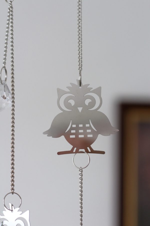 Závesná dekorace sova 52cm