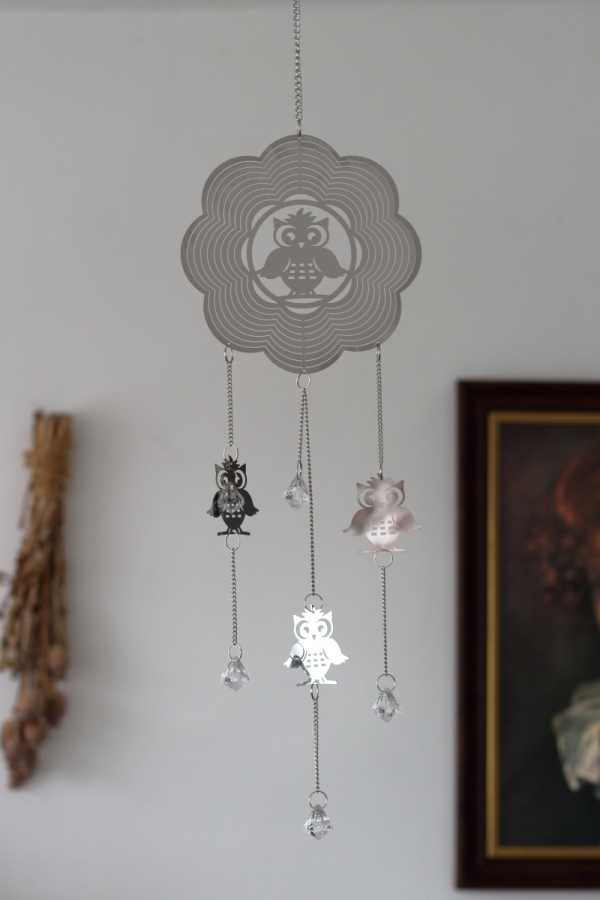 Závesná dekorace sova 52cm