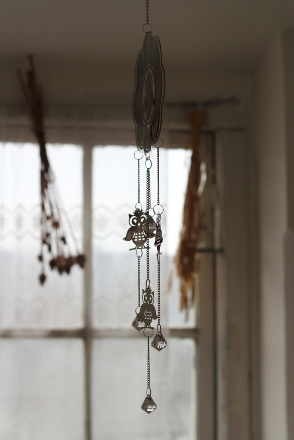 Závesná dekorace sova 52cm