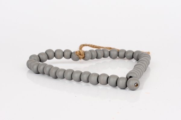 Závesná dekorácia srdce šedej 13cm