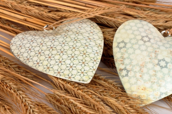 Závesná dekorácia Srdce z lásky