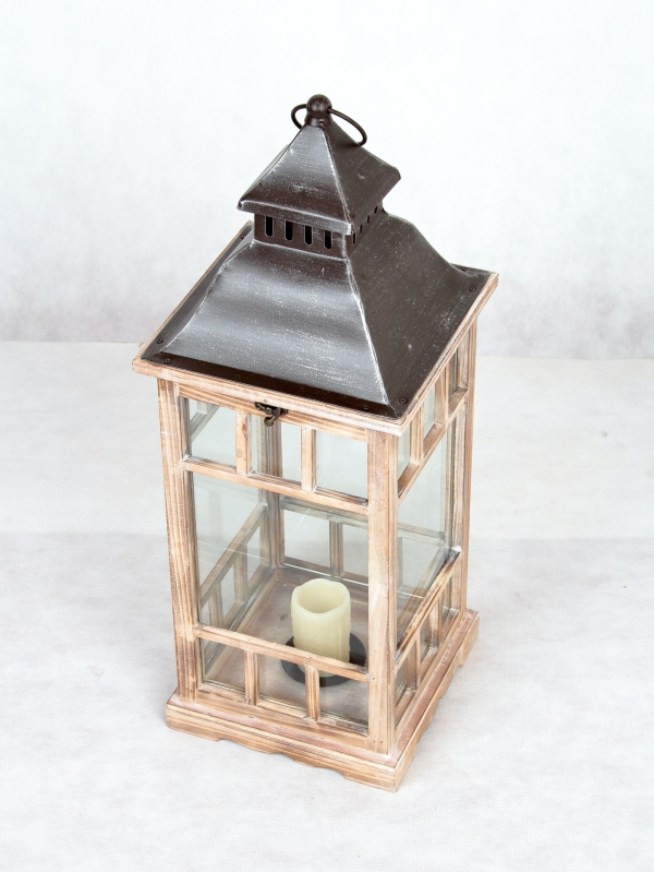 Závesná lucerna stredná 22,5x22,5x64cm