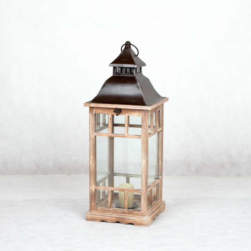 Závesná lucerna stredná 22,5x22,5x64cm