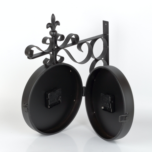 Závesné hodiny obojstranné Old town