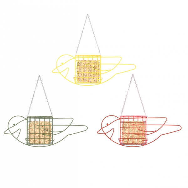 Závesné krmítko pre vtáky BIRD na loj žltá