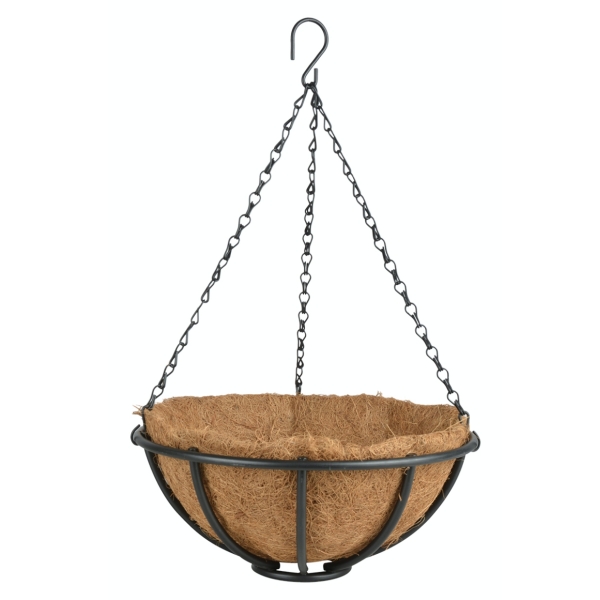 Závesný kôš kovový 30cm