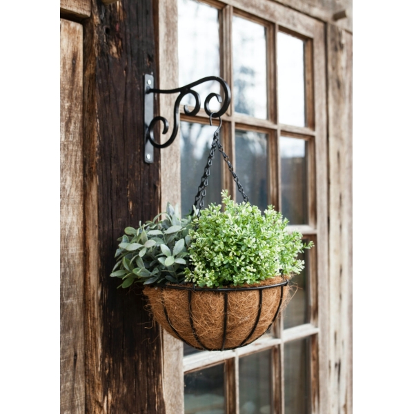 Závesný kôš kovový 30cm