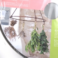 Závesný kruh na sušenie byliniek 30cm- vyradenú dek4918