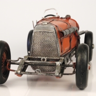 Závodné autíčko - červené plechové 33cm