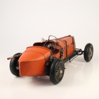 Závodné autíčko - červené plechové 33cm