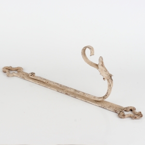 Zdobená kovová konzola na stenu 45cm