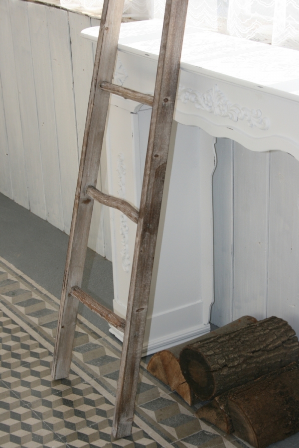 Rebrík ako dekorácia 39x5x150cm