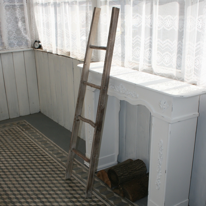 Rebrík ako dekorácia 39x5x150cm