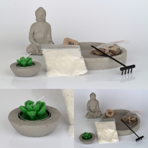 Zenová záhradka s Budhom 20cm