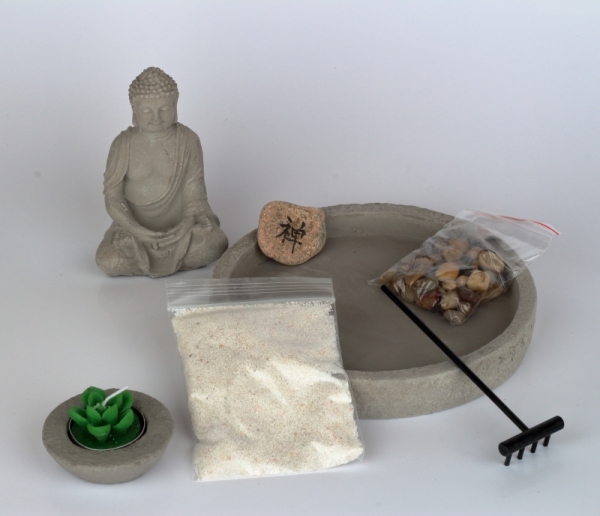 Zenová záhradka s Budhom 20cm