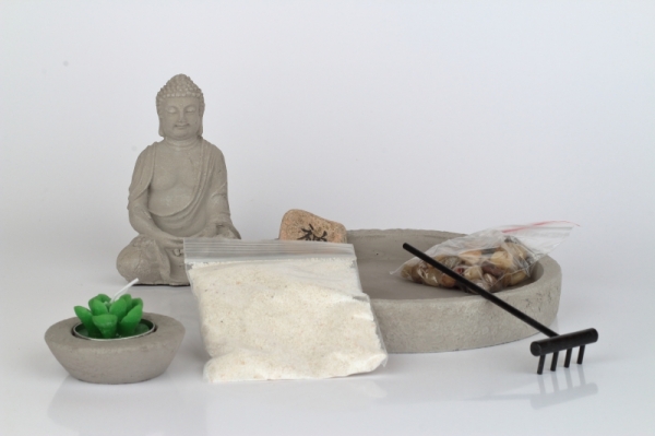 Zenová záhradka s Budhom 20cm