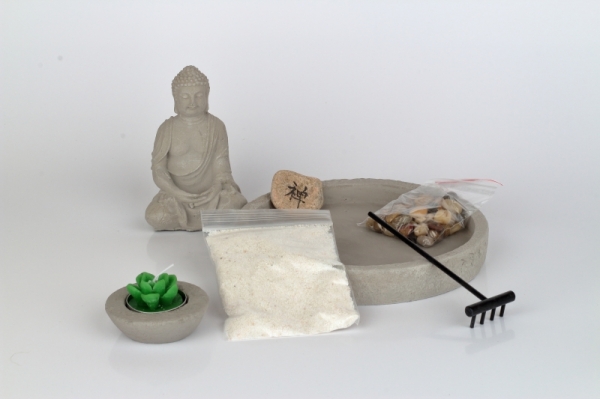 Zenová záhradka s Budhom 20cm