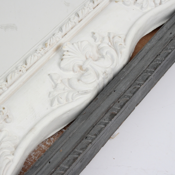 Zrkadlo s dvojitým rámom 41x47cm