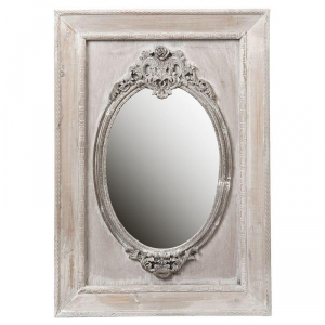 Zrkadlo s plastickým zdobením 63x44cm