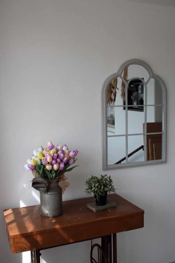 Zrkadlo s vitráží 61,6x3,8x90,5 cm