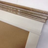 Zrkadlo vertikálne - nové / bez skla - zrkadla