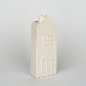 Zvlhčovač vzduchu na radiátor domček krémový 7x19x3,2cm