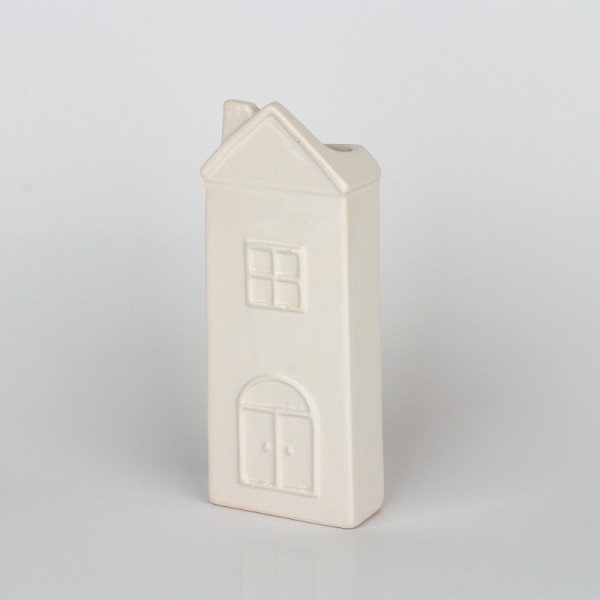 Zvlhčovač vzduchu na radiátor domček krémový 7x19x3,2cm