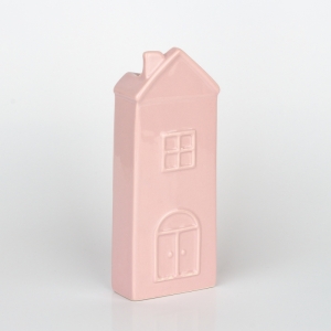 Zvlhčovač vzduchu na radiátor domček ružový 7x19x3,2cm