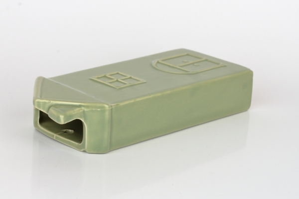 Zvlhčovač vzduchu na radiátor domček zelený 7x19x3,2cm