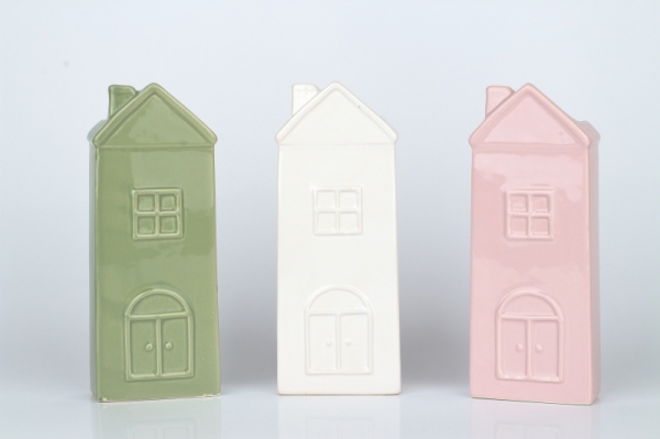 Zvlhčovač vzduchu na radiátor domček zelený 7x19x3,2cm