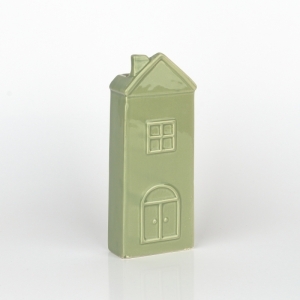 Zvlhčovač vzduchu na radiátor domček zelený - vyradené