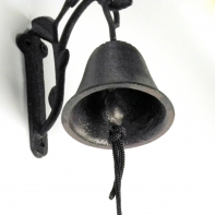 Zvonček liatinový retro