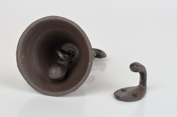 Zvonček na zavesenie na stenu 7x13cm