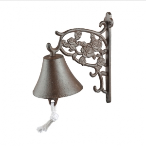 Zvonček na stenu ruže 10,3x17,2x19,1 cm 