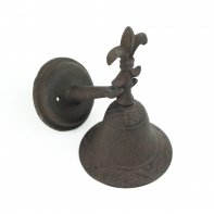 Zvonček ručný liatinový 22cm