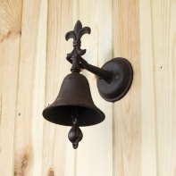 Zvonček ručný liatinový 22cm