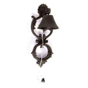 Zvonček s klopadlom liatina 37cm