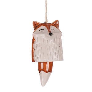 Zvonkohra z keramiky líška 35cm