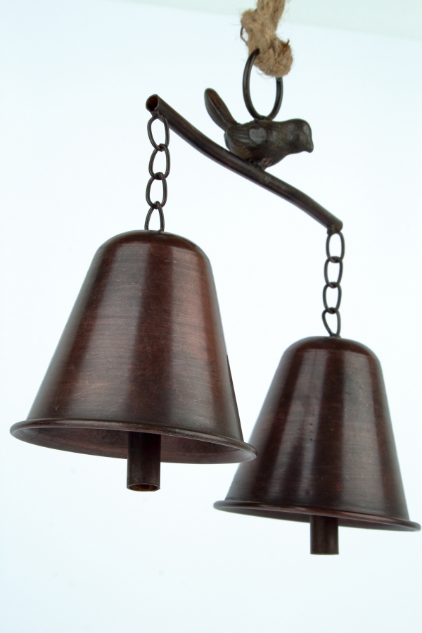 Zvončeky s vtáčikom 9,5x19x21cm